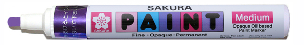ROTULADOR MET-CRIST.PAINTMARKER MED.PURPURA